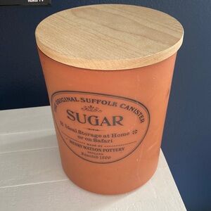 Original Suffolk Canister Sugar Henry Watson Pottery England